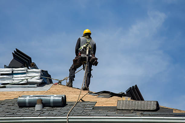 Professional Roofing technician working in Eggleston, VA